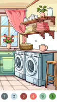 Interior Color by Number Book screenshot