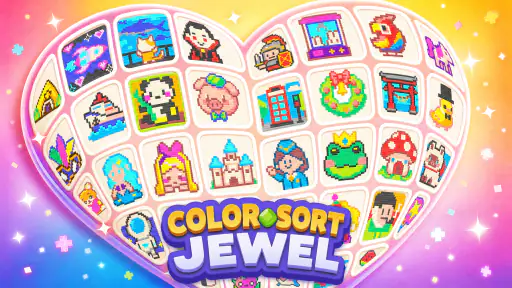Jewel Color Sort: Diamond Game screenshot