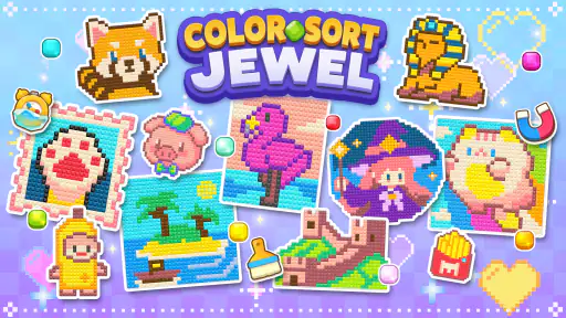 Jewel Color Sort: Diamond Game screenshot