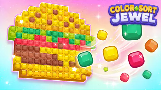 Jewel Color Sort: Diamond Game screenshot