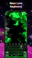 Keyboard - Neon Love Theme screenshot