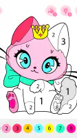 Kids Coloring Book by Numbers screenshot
