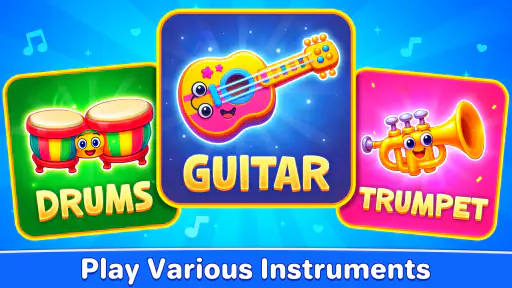 Kids Music: Piano, Xylo, Drums screenshot
