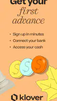 Klover - Instant Cash Advance screenshot