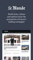 Le Monde, Live News screenshot