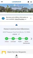 Lennar Account screenshot