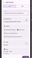 LibreTorrent screenshot