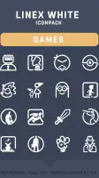 LineX White Icon Pack screenshot