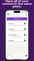 Linktree: Link in bio creator screenshot