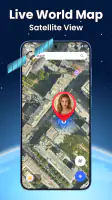 Live World Map: Satellite View screenshot