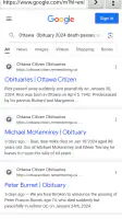 Local Obituary Search screenshot