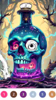 Macabre Color Paint By Number screenshot