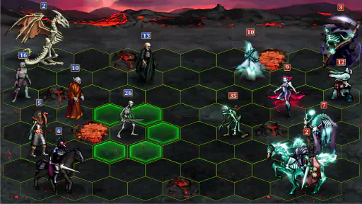 Magic War Legends: Tactics RPG screenshot