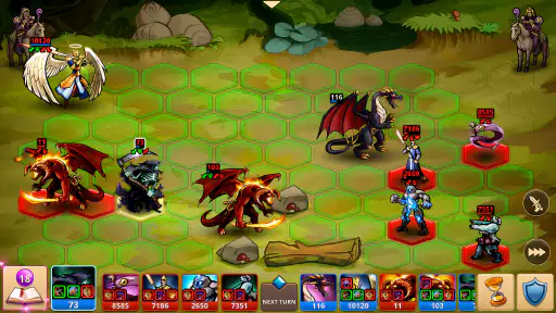 Magic War Legends: Tactics RPG screenshot
