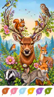 Magical Forest Color by Number screenshot