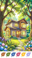 Magical Forest Color by Number screenshot