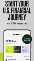 MAJORITY: Mobile banking screenshot
