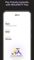 MAJORITY: Mobile banking screenshot