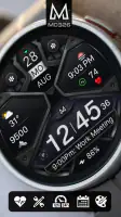 MD326 3D Modern Watch Face screenshot