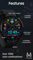 MD326 3D Modern Watch Face screenshot