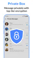 Messages : SMS & Private Chat screenshot