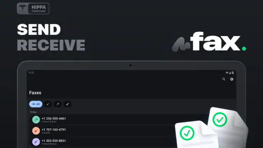 mFAX - Fax from Phone screenshot