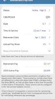 Military Retirement screenshot