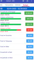 MoBill Budget and Reminder screenshot