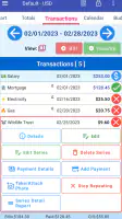 MoBill Budget and Reminder screenshot