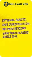 Mullvad VPN screenshot