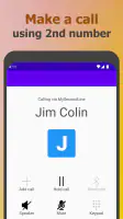 My 2nd Line Text Call Number screenshot