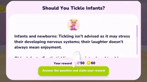 My Baby Care Virtual Care Game screenshot