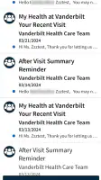 My Health at Vanderbilt screenshot