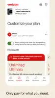 My Verizon screenshot