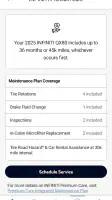 MyINFINITI App screenshot