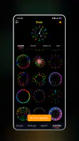 Neon Clock Wallpaper screenshot