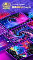 Neon LED Keyboard: RGB & Emoji screenshot