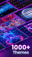 Neon LED Keyboard: RGB & Emoji screenshot