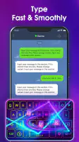 Neon LED Keyboard: RGB & Emoji screenshot