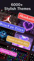 Neon Red Heartbeat Theme screenshot