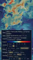 Nullschool - explore weather screenshot