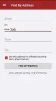 Offender Locator screenshot