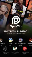 OpusClip - AI Video Clipping screenshot