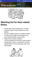 OSHA NIOSH Heat Safety Tool screenshot