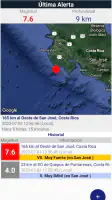 OVSICORI-UNA Alerta Terremotos screenshot