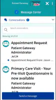 Patient Gateway screenshot