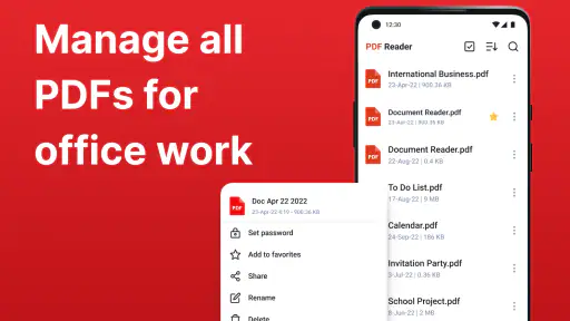 PDF Reader App - PixPDF screenshot