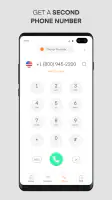 Phoner 2nd Phone Number + Text screenshot