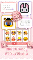 Pink Cute Hippo Theme screenshot