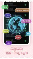 Pink Cute Hippo Theme screenshot